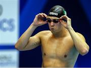 25 July 2023; Darragh Greene of Ireland before the Men’s 50m Butterfly heats during day twelve of the 2023 World Aquatics Championships at Marine Messe Fukuoka Hall in Fukuoka, Japan. Photo by Ian MacNicol/Sportsfile