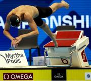 25 July 2023; Daniel Wiffen of Ireland competes in the Men’s 800m Freestyle semi final during day twelve of the 2023 World Aquatics Championships at Marine Messe Fukuoka Hall A in Fukuoka, Japan. Photo by Ian MacNicol/Sportsfile