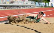 27 July 2023; Michael Kent of Team Ireland competes in the boys long jump final during day four of the 2023 Summer European Youth Olympic Festival at Poljane Athletics Stadium in Maribor, Slovenia. Photo by Tyler Miller/Sportsfile