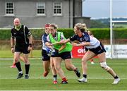 27 July 2023; Action from New York Liberty against France Red during day four of the FRS Recruitment GAA World Games 2023 at the Owenbeg Centre of Excellence in Dungiven, Derry. Photo by Piaras Ó Mídheach/Sportsfile