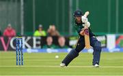 28 July 2023; Gaby Lewis of Ireland during match three of the Certa Women’s One Day International Challenge series between Ireland and Australia at Castle Avenue Cricket Ground in Dublin. Photo by Seb Daly/Sportsfile