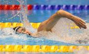 29 July 2023; Daniel Wiffen of Ireland competes in the Men’s 1500m Freestyle semi final during day sixteen of the 2023 World Aquatics Championships at Marine Messe Fukuoka Hall A in Fukuoka, Japan. Photo by Ian MacNicol/Sportsfile