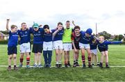 21 July 2023; Attendees during a Leinster Rugby Inclusion Camp at Clontarf RFC in Dublin. Photo by Piaras Ó Mídheach/Sportsfile