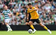 29 July 2023; Matheus Nunes of Wolverhampton Wanderers during the pre-season friendly match between Celtic and Wolverhampton Wanderers at the Aviva Stadium in Dublin. Photo by Seb Daly/Sportsfile