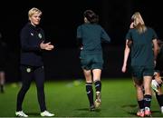 30 July 2023; Manager Vera Pauw during a Republic of Ireland training session at Spencer Park in Brisbane, Australia, ahead of their final Group B match of the FIFA Women's World Cup 2023, against Nigeria. Photo by Stephen McCarthy/Sportsfile