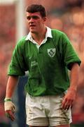 15 November 1997; John McWeeney of Ireland during the Autumn International match between Ireland and New Zealand at Lansdowne Road in Dublin, Ireland. Photo by Ray McManus/Sportsfile