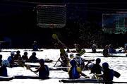 July 2004; A general view of canoe water polo. Kilcock Harbour, Kilcock, Co. Kildare. Picture credit; David Maher / SPORTSFILE