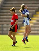 31 August 2013; Caitriona Smith, Cavan, celebrates at the end of the game. TG4 All-Ireland Ladies Football Intermediate Championship, Semi-Final, Cavan v Down, Kingspan Breffni Park, Cavan. Photo by Sportsfile