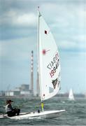 1 September 2013; Ireland's Annalise Murphy competing in the Qualifying Series of the European Laser radial Women's Championship 2013. National Yacht Club, Dun Laoghaire, Co. Dublin. Picture credit: David Maher / SPORTSFILE