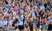 1 September 2013; Dublin's Diarmuid Connolly celebrates scoring a point late in the game to put his side four points ahead. GAA Football All-Ireland Senior Championship, Semi-Final, Dublin v Kerry, Croke Park, Dublin. Picture credit: Stephen McCarthy / SPORTSFILE