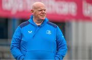 31 July 2023; Lead sub academy athletic peformance coach Dave Fagan speaks to the players during the Leinster rugby pre-academy training session at The Ken Wall Centre of Excellence in Energia Park, Dublin. Photo by Brendan Moran/Sportsfile