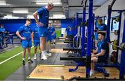 31 July 2023; Davy Colbert during the Leinster rugby pre-academy training session at The Ken Wall Centre of Excellence in Energia Park, Dublin. Photo by Brendan Moran/Sportsfile