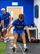 31 July 2023; Hugo McLaughlin during the Leinster rugby pre-academy training session at The Ken Wall Centre of Excellence in Energia Park, Dublin. Photo by Brendan Moran/Sportsfile