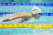 31 July 2023; Roisin Ryan of Ireland competes in the Women’s 100m Butterfly S13 during day one of the World Para Swimming Championships 2023 at Manchester Aquatics Centre in Manchester. Photo by Paul Greenwood/Sportsfile