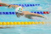 31 July 2023; Roisin Ryan of Ireland competes in the Women’s 100m Butterfly S13 during day one of the World Para Swimming Championships 2023 at Manchester Aquatics Centre in Manchester. Photo by Paul Greenwood/Sportsfile