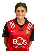 29 July 2023; Emily Bingham-Abbott poses for a portrait during a Down Ladies Football squad portrait session at The Burren GAC in Down. Photo by Ben McShane/Sportsfile