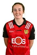 29 July 2023; Niamh King poses for a portrait during a Down Ladies Football squad portrait session at The Burren GAC in Down. Photo by Ben McShane/Sportsfile