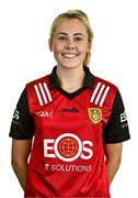 29 July 2023; Alice McAlea poses for a portrait during a Down Ladies Football squad portrait session at The Burren GAC in Down. Photo by Ben McShane/Sportsfile