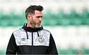 3 August 2023; Shamrock Rovers manager Stephen Bradley before the UEFA Europa Conference League Second Qualifying Round Second Leg match between Shamrock Rovers and Ferencvaros at Tallaght Stadium in Dublin. Photo by Harry Murphy/Sportsfile