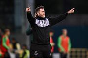 3 August 2023; Shamrock Rovers manager Stephen Bradley during the UEFA Europa Conference League Second Qualifying Round Second Leg match between Shamrock Rovers and Ferencvaros at Tallaght Stadium in Dublin. Photo by Harry Murphy/Sportsfile