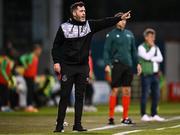 3 August 2023; Shamrock Rovers manager Stephen Bradley during the UEFA Europa Conference League Second Qualifying Round Second Leg match between Shamrock Rovers and Ferencvaros at Tallaght Stadium in Dublin. Photo by Harry Murphy/Sportsfile