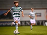 3 August 2023; Najemedine Razi of Shamrock Rovers during the UEFA Europa Conference League Second Qualifying Round Second Leg match between Shamrock Rovers and Ferencvaros at Tallaght Stadium in Dublin. Photo by Harry Murphy/Sportsfile