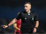 11 August 2023; Referee Alan Patchell during the SSE Airtricity Men's First Division match between Waterford and Galway United at RSC in Waterford. Photo by Michael P Ryan/Sportsfile