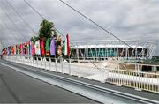 17 August 2023; A general view of the National Athletics Centre ahead of the World Athletics Championships at the National Athletics Centre in Budapest, Hungary. Photo by Sam Barnes/Sportsfile