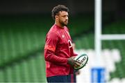 18 August 2023; Courtney Lawes during the England rugby captain's run at the Aviva Stadium in Dublin. Photo by Harry Murphy/Sportsfile