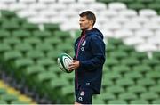 18 August 2023; England attack coach Richard Wigglesworth during the England rugby captain's run at the Aviva Stadium in Dublin. Photo by Harry Murphy/Sportsfile