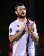 18 August 2023; Ryan Brennan of Drogheda United after his side's victory in the Sports Direct Men’s FAI Cup Second Round match between Kerry FC and Drogheda United at Mounthawk Park in Tralee, Kerry. Photo by Michael P Ryan/Sportsfile