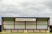 19 August 2023; A view of the stand at Newhill Park before the FAI Women’s Amateur Shield Final 2023 match between St Patrick’s CYFC and Wilton United at Newhill Park in Two Mile Borris, Tipperary. Photo by Tom Beary/Sportsfile