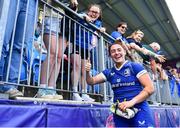 19 August 2023; Aimee Clarke of Leinster after the Vodafone Women’s Interprovincial Championship match between Leinster and Ulster at Energia Park in Dublin. Photo by Ben McShane/Sportsfile
