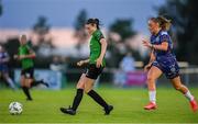 19 August 2023; Jetta Berrill of Peamount United in action against Katie Malone of Bohemians during the SSE Airtricity Women's Premier Division match between Peamount United and Bohemians at PRL Park in Greenogue, Dublin. Photo by Stephen Marken/Sportsfile