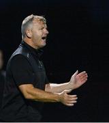 19 August 2023; Peamount United manager James O'Callaghan during the SSE Airtricity Women's Premier Division match between Peamount United and Bohemians at PRL Park in Greenogue, Dublin. Photo by Stephen Marken/Sportsfile