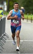 20 August 2023; Trevor Cummins of Ballymore Cobh crosses the line during the Peugeot Race Series Cork City 10 Mile at Cork City in Cork. Photo by Eóin Noonan/Sportsfile