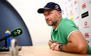 22 August 2023; Assistant coach Mike Catt during an Ireland rugby squad training session at Parc des Sports Jean Dauger in Bayonne, France. Photo by Harry Murphy/Sportsfile