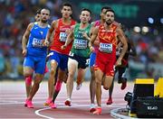 22 August 2023; John Fitzsimons of Ireland, 9, competes in the men's 800m heats during day four of the World Athletics Championships at the National Athletics Centre in Budapest, Hungary. Photo by Sam Barnes/Sportsfile