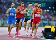 22 August 2023; John Fitzsimons of Ireland, 9, competes in the men's 800m heats during day four of the World Athletics Championships at the National Athletics Centre in Budapest, Hungary. Photo by Sam Barnes/Sportsfile