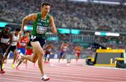 22 August 2023; John Fitzsimons of Ireland competes in the men's 800m heats during day four of the World Athletics Championships at the National Athletics Centre in Budapest, Hungary. Photo by Sam Barnes/Sportsfile