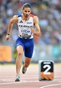 22 August 2023; Gabriel Tual of France competes in the men's 800m heats during day four of the World Athletics Championships at the National Athletics Centre in Budapest, Hungary. Photo by Sam Barnes/Sportsfile