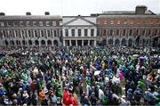 26 August 2023; A general view of mass in Dublin Castle ahead of the Aer Lingus College Football Classic match between Notre Dame and Navy in Dublin. Over 6,500 members of the Notre Dame community attended the event. Photo by Ramsey Cardy/Sportsfile