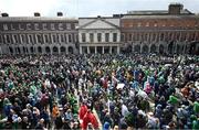 26 August 2023; A general view of mass in Dublin Castle ahead of the Aer Lingus College Football Classic match between Notre Dame and Navy in Dublin. Over 6,500 members of the Notre Dame community attended the event. Photo by Ramsey Cardy/Sportsfile