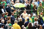 26 August 2023; Supporters from the Notre Dame and Navy teams take communion in Dublin Castle ahead of the Aer Lingus College Football Classic match between Notre Dame and Navy in Dublin. Over 6,500 members of the Notre Dame community attended the event. Photo by Ramsey Cardy/Sportsfile