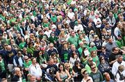 26 August 2023; Supporters from the Notre Dame and Navy teams attend mass in Dublin Castle ahead of the Aer Lingus College Football Classic match between Notre Dame and Navy in Dublin. Over 6,500 members of the Notre Dame community attended the event. Photo by Ramsey Cardy/Sportsfile