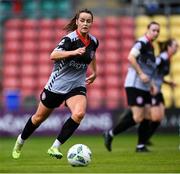 26 August 2023; Shauna Peare of Killester Donnycarney FC during the Sports Direct Women’s FAI Cup first round match between Shamrock Rovers and Killester Donnycarney at Tallaght Stadium in Dublin. Photo by Stephen McCarthy/Sportsfile