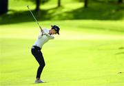 1 September 2023; Anne Van Dam of Netherlands hits her second shot on the eighth fairway during day two of the KPMG Women's Irish Open Golf Championship at Dromoland Castle in Clare. Photo by Eóin Noonan/Sportsfile