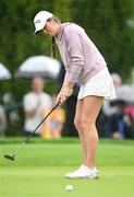 1 September 2023; Áine Donegan of Ireland putting on the ninth green during day two of the KPMG Women's Irish Open Golf Championship at Dromoland Castle in Clare. Photo by Eóin Noonan/Sportsfile