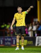 1 September 2023; Joe Redmond of St Patrick's Athletic during the SSE Airtricity Men's Premier Division match between Shelbourne and St Patrick's Athletic at Tolka Park in Dublin. Photo by Seb Daly/Sportsfile