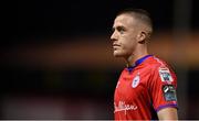 1 September 2023; Jack Moylan of Shelbourne during the SSE Airtricity Men's Premier Division match between Shelbourne and St Patrick's Athletic at Tolka Park in Dublin. Photo by Seb Daly/Sportsfile